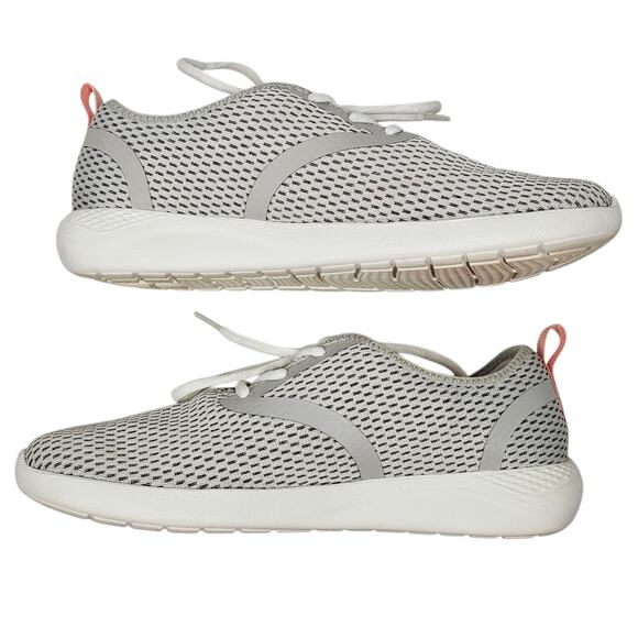 Crocs LiteRide Gray Mesh Lace Sneakers Women's Size 9 - Picture 5 of 9